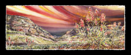 Fire on the Mountain painting