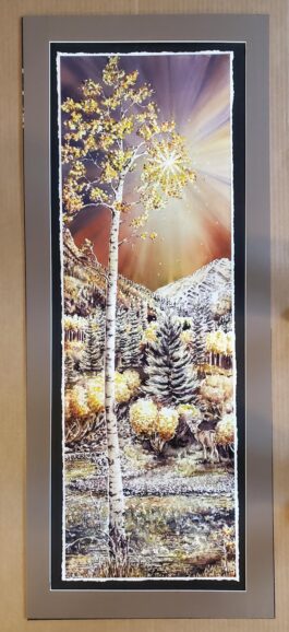 SOLD: “Chiming #1 – Maroon Bells” Limited Edition Giclee Print